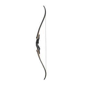 60in Takedown Recurve Bow Wooden Bow Arrow Kit Right Hand Hunting Practice 50lbs