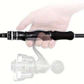 multi-purpose casting and spinning rod, carbon fiber design, with guide ring, ergonomic handle, suitable for seawater, light and sensitive