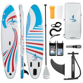 inflatable paddle board 11'  Sup including sup paddle, paddleboard backpack, pump, leash